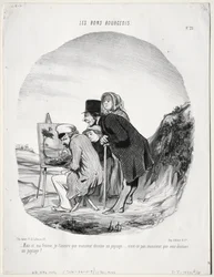 Der gute Bourgeois, Platte 23: Aber ja, mein Lieber, ich versichere Ihnen, dass dieser Herr zeichnet..., 184