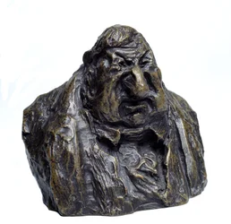 Die Büsten der „Celebrites du Juste Milieu“ Karikatur von Jean Marie Fruchard (1786-1872), Abgeordneter. Le Degout personifiziert 