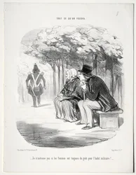 Was du willst, Tafel 51: Es wundert mich nicht, dass Frauen immer die Militäruniform mögen, 1848