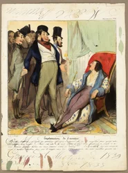 Freundschaft ausnutzen. "Mein lieber Alphonse, ich habe diese Herren, meine Freunde, eingeladen, bei dir zu Hause zu speisen. Ich möchte, dass sie unseren Champagner probieren, wir werden lachen... warte eine Minute! Ich habe eine Idee. Was, wenn wir in de