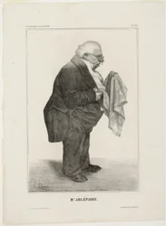 Herr Arlépaire, Platte 280 aus Célébrités de la Caricature