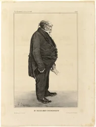 Herr Benjamin Dudessert, Tafel 287 aus Célébrités de la Caricature