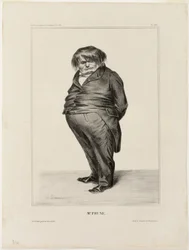 Herr Pflaume, Tafel 288 aus Célébrités de la Caricature