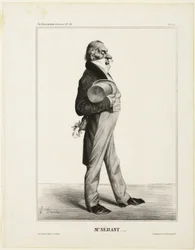 Herr Sébast ...., Platte 281 aus Célébrités de la Caricature