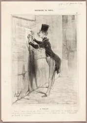 Der Plakatmann, Platte 17 aus Bohémiens de Paris