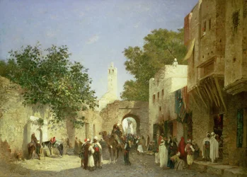 Arabische Straßenszene, 1872