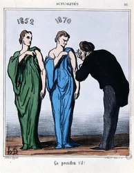 Karikatur über das Plebiszit vom 8. Mai 1870, aus 