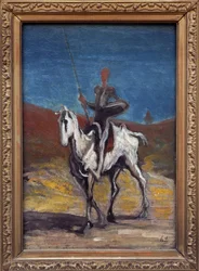 Don Quijote. Um 1868. Französische Kunst