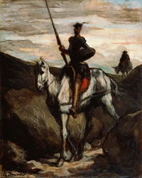 Don Quixote in den Bergen