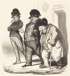 Die napoleonischen Zeitungen verlassen die Nationalversammlung...