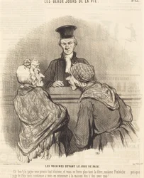 Die Nachbarinnen vor dem Friedensrichter