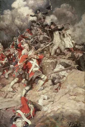 Sie kletterten über die Brüstung und stürmten auf die Briten los, oder Die Schlacht von Yorktown, aus 