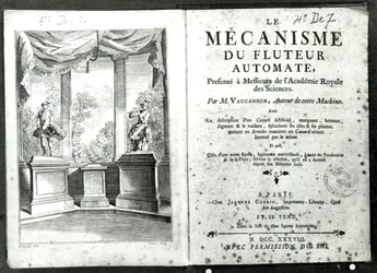 Automaten, Illustration des Frontispizes aus 