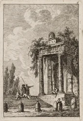 Tafel Vier aus Abende in Rom, 1763-64