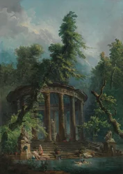Der Badepool, ca. 1780