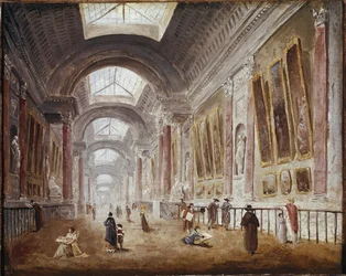 Die Grande Galerie des Louvre