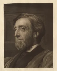 Porträt von Arthur Wellesley Peel (1829-1912), Sprecher des Unterhauses