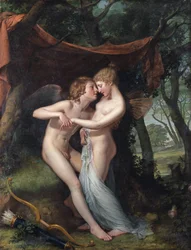 Cupido und Psyche im Hochzeitsgemach