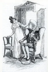 "Emma und Mr. Knightley" (Illustration)