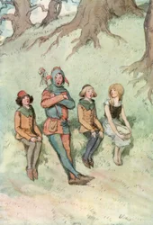 Illustration für Shakespeares Wie es euch gefällt