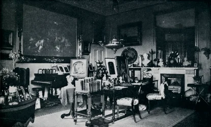 Das private Wohnzimmer der Königin in Osborne