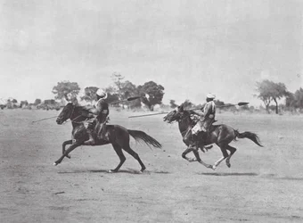 Afrika: Aulad Hamid Araber in Kettenrüstung