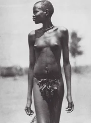 Afrika: Djur-Mädchen, Sudan