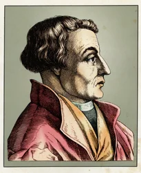 Porträt des deutschen Reformtheologen Martin Bucer