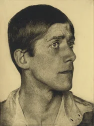 Porträt von Oskar Kokoschka, 1920