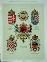 Wappen aus dem Österreichisch-Ungarischen Reich, aus 