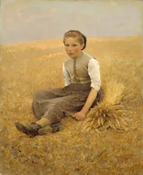 Die kleine Ährenleserin, 1884