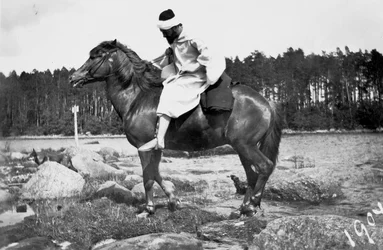 Hugo Simberg als Scheich