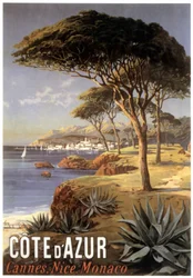 Plakat zur Werbung für die Côte d