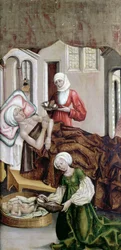 Die Geburt des Johannes des Täufers, Kisszeben, 1490