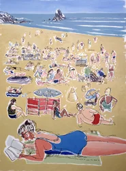 Badende, Broadhaven Beach, Dyfed, 1995