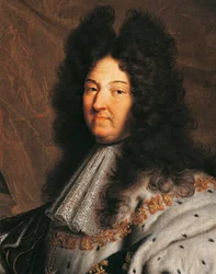 Porträt von Ludwig XIV. von Frankreich, bekannt als Ludwig der Große oder der Sonnenkönig, Gemälde von Hyancinthe Rigaud