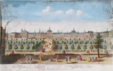 Bethlehem Hospital, graviert von T. Bonles