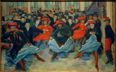 Tanzbild VIII (Can-Can Tänzerinnen bei Bullier)