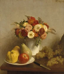 Blumen und Früchte, 1865