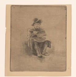 Lesender Mann