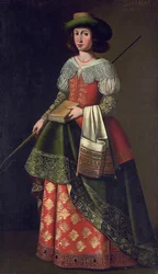 Heilige Margareta von Antiochia als Schäferin