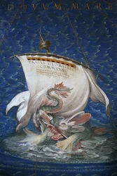 0 Detail einer Karte von Ignazio Danti - Galerie der Landkarten