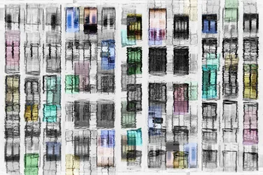 Bunte Stadtreflexionen
