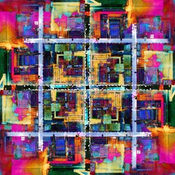 Lebendiges Stadtmosaik