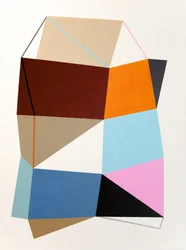 Geometrische Farbblöcke