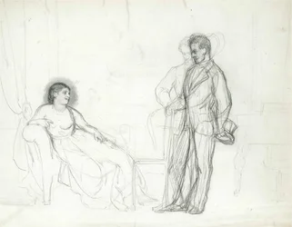 Adelina Patti als Violetta in der Oper La traviata von Giuseppe Verdi, Ende 1860er-Anfang 1870er