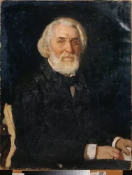 Porträt des Schriftstellers Iwan Sergejewitsch Turgenew