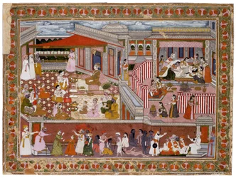 Geburt in einem Palast, 1760-1770