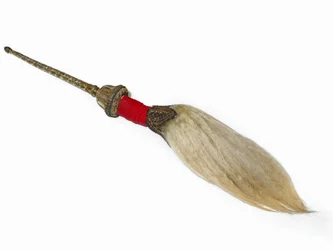 Fliegenwedel aus dem Palast von Bahadur Shah, Delhi, um 1857