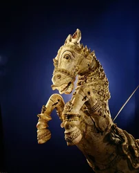 Pferd, aus Ritualtempelwagen